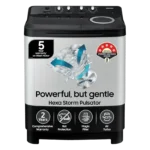 SAMSUNG 8 kg 5 Star Semi Automatic Washing Machine with Magic Filter (WT80C4200GG/TL, Dark Grey)