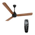 Crompton Hyperjet Plus 5 Star 1200mm 3 Blade BLDC Motor Ceiling Fan with Remote (Inverter Technology, Dark Cherry Wood)