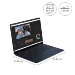 HP Envy x360 14 fc0078TU Intel Core Ultra 5 Touchscreen 2-in-1 Laptop (16GB, 512GB SSD, Windows 11 Home, 14 inch 2.8K OLED Display, MS Office 2021, Atmospheric Blue, 1.39 KG) - Image 2