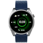 Croma Velocity AR Smartwatch with Bluetooth Calling (36.3mm AMOLED Display, IP68 Water Resistant, Blue Strap)