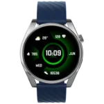 Croma Velocity AR Smartwatch with Bluetooth Calling (36.3mm AMOLED Display, IP68 Water Resistant, Blue Strap)