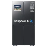 SAMSUNG 650 Litres Frost Free French Door Convertible Refrigerator with Triple Cooling (RF65DG90BDSG/TL, Black Caviar)