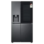LG 630 Litres 3 Star Frost Free Side by Side Door Smart Wifi Enabled Refrigerator with Multi Air Flow (GL-X257AMC3, Matt Black)