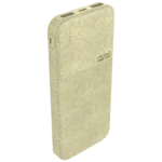 Croma 10000 mAh 22.5W Fast Charging Power Bank (2 Type A & 1 Type C Ports, Recycled Plastic Casing, Short Circuit Protection, Brown)