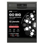 IFB Neptune VX16 16 Place Settings Free Standing Dishwasher with Ion Technology (No Pre-rinse Required, Inox Grey)