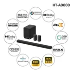 SONY HT-A9000 585W Bluetooth Soundbar with Remote (Dolby Digital, 7.1.2 Channel, Black) - Image 4