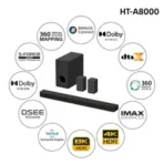 SONY HT-A8000 60W Bluetooth Soundbar with Remote (Dolby Digital, 5.0.2 Channel, Black) - Image 5