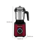 Atomberg Zenova 550 Watt 4 Jars Mixer Grinder (18000 RPM, Hands Free Operation, Red Wine) - Image 2