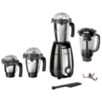 BOSCH TrueMixx Pro 1000 Watt 4 Jars Mixer Grinder (24000 RPM, Stone Pounding Technology, Black)