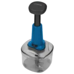Croma Manual Push Chopper 600 ml (Blue and Black) - Image 2