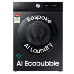 SAMSUNG 12 kg 5 Star Wi-Fi Inverter Fully Automatic Front Load Washing Machine (WW12DB7B24GBTL, AI Control, Black)