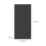 Xiaomi 4i 20000 mAh 33W Fast Charging Power Bank (2 Type A & 1 Type C Ports, PC+ABS Casing, Jet Black) - Image 2