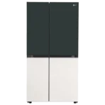 LG 650 Litres 3 Star Frost Free Side by Side Smart Wifi Enabled Convertible Refrigerator with Multi Air Flow (GL-B257EET3, Emerald Green Tango)