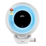 Symphony SPA 15 Litre 5 Star Vertical Storage Geyser with PUROPOD 9-Layer Advanced Water Filtration Technology (White & Grey)