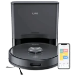 ILIFE T20s Pro Robotic Vacuum Cleaner & Mop with Advanced LiDAR Navigation (5200 mAh Battery, Space Gray)