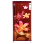 Croma 185 Litres 2 Star Direct Cool Single Door Refrigerator with Anti Fungal Gasket (CRLR185DCC008914, Red Erica)