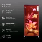Croma 185 Litres 2 Star Direct Cool Single Door Refrigerator with Anti Fungal Gasket (CRLR185DCC008914, Red Erica) - Image 5