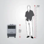 KENSTAR Little HC 20 Litres Personal Air Cooler with Quadra Flow Technology (Dust Filter, Grey) - Image 6