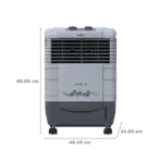 KENSTAR Little HC 20 Litres Personal Air Cooler with Quadra Flow Technology (Dust Filter, Grey) - Image 3