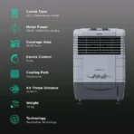 KENSTAR Little HC 20 Litres Personal Air Cooler with Quadra Flow Technology (Dust Filter, Grey) - Image 2