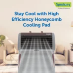 Symphony Touch 40 Litres Desert Air Cooler with CFD Technology (Inverter Compatible, Grey & Brown) - Image 4