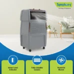 Symphony Touch 40 Litres Desert Air Cooler with CFD Technology (Inverter Compatible, Grey & Brown) - Image 3