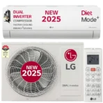 LG 6 in 1 Convertible  Dual Inverter Split AC with 6 Step Fan Speed (2025 Model, Copper Condenser, US-Q18RNXE.AMLG)