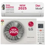 LG 6 in 1 Convertible  Dual Inverter Split AC with 6 Step Fan Speed (2025 Model, Copper Condenser, US-Q18RNXE.AMLG)