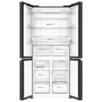 Haier 520 Litres 3 Star Frost Free French Door Convertible Refrigerator with Colorful Digital Display Panel (HRB-600KGU1, Black Glass) - Image 4