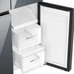 Haier Lumiere 520 Liters 3 Star Frost Free French Door Smart Wifi Enabled Convertible Refrigerator with Colorful Digital Display (HRB-600MGU1, Mirror Glass) - Image 5