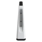 Symphony Surround JUNIOR Bladeless 20 ft Air Throw 650 m3/hr Air Delivery Tower Fan (Bladeless Turbo Throw Technology, White)