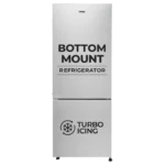 Haier 300 Litres 2 Star Frost Free Double Door Bottom Mount Refrigerator with Antibacterial Gasket (HRB-3502BS-P, Brushline Silver)