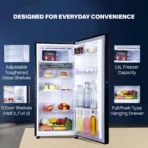 Croma 187 Litres 5 Star Direct Cool Single Door Refrigerator with Inverter Technology (CRLR187DIF302707, Floral Blue) - Image 2