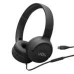 JBL Tune 520C JBLT520CBLK Wired Headphone with Mic (USB Type-C Connector, On Ear, Black)