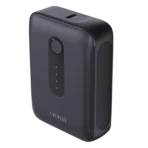 Croma Compact 10000 mAh 30W Fast Charging Power Bank (1 Type A & 1 Type C Port, Multi-Level Protection for Safe Charging, Black)