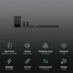 SONY BRAVIA Theatre System 6 1000W Bluetooth Home Theatre with Remote (Vertical Surround Engine, 5.1 Channel, Black) - Image 2