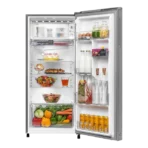 Haier 190 Litres 5 Star Direct Cool Single Door Refrigerator with One Hour Icing Technology (HRD-2105BNS-P, Nickel Steel) - Image 4