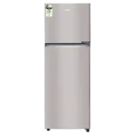 Haier 268 Litres 2 Star Frost Free Double Door Convertible Refrigerator with Turbo Icing Technology (HRF-3182IBNS-P, Nickel Steel)