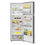Haier 328 Litres 2 Star Frost Free Double Door Convertible Refrigerator with One Hour Icing Technology (HRF-3782BNS-P, Nickel Steel) - Image 2