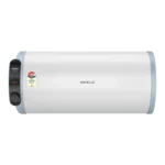 HAVELLS Fabia Slim LH 10 Litre 4 Star Horizontal Storage Geyser with Whirlflow Technology (White & Blue)