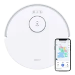 ECOVACS Deebot N20 Pro Robotic Vacuum Cleaner & Mop with ZeroTangle Anti Tangle Technology (OZMO Pro 2.0 Vibrating Mopping System, White)