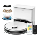 ILIFE A30 Pro Robotic Vacuum Cleaner & Mop with Self-Empty Station (Alexa & Google Assistant, White)