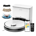 ILIFE A30 Pro Robotic Vacuum Cleaner & Mop with Self-Empty Station (Alexa & Google Assistant, White)