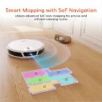 ILIFE V20 Robotic Vacuum Cleaner & Mop with Wi-Fi Connectivity (Alexa & Google Assistant, White) - Image 2