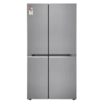 LG 650 Litres 3 Star Frost Free Side by Side Refrigerator with DoorCooling Plus Technology (GL- B257HPZ3, Shiny Steel)