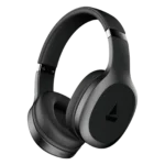 boAt Rockerz 412 Bluetooth Headphone with Mic (60 Hours Playback, Over Ear, Active Black)q