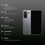 vivo V60 5G (8GB RAM, 256GB ROM, Mist Gray) - Image 2