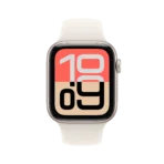 Apple Watch SE 3 GPS with Starlight Sport Band - S/M (44mm Retina LTPO OLED Display, Starlight Aluminium Case)