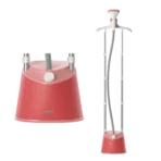 PHILIPS STE1020/40 1800 Watts Standing Garment Steamer (1800ml Water Tank, 3 Modes, Adjustable Double Poles, Soft Red)