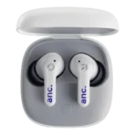 GOBOULT (formerly Boult) TuneX TWS Earbuds with Active Noise Cancellation (IPX5 Water Resistant, Fast Charging, White)